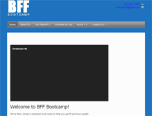 Tablet Screenshot of bootcampbff.com